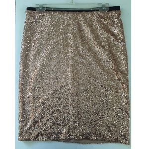 Bronze Gold Sequin Skirt